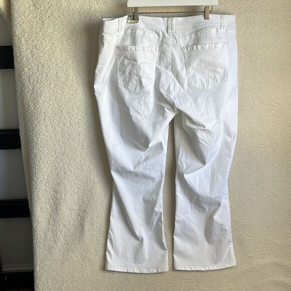 Wit and Wisdom Jeans Womens Size 25W White Itty Bitty Bootcut - Picture 9 of 11